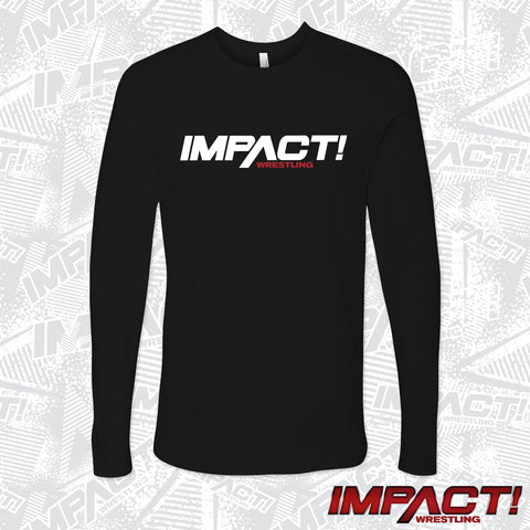 IMPACT White Logo Long-sleeve Shirt
